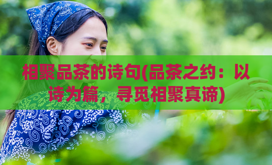 相聚品茶的诗句(品茶之约：以诗为篇，寻觅相聚真谛)