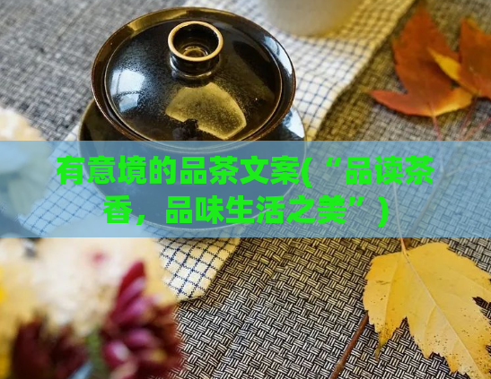 有意境的品茶文案(“品读茶香，品味生活之美”)