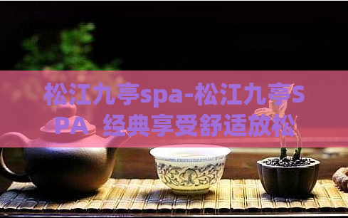 松江九亭spa-松江九亭SPA 经典享受舒适放松